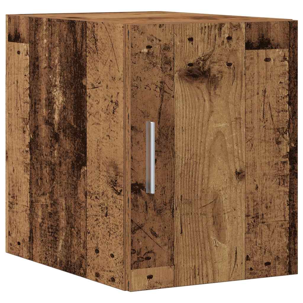 Schlanker Stauraum Schrank Altholz 30 x 42.5 x 225 cm