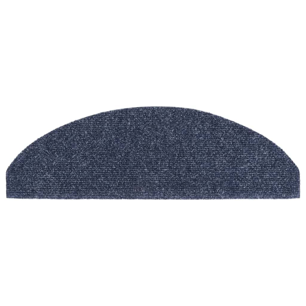 Stufenmatten Selbstklebend 30 Stk. 65x21x4 cm Blau Halbrund Groß
