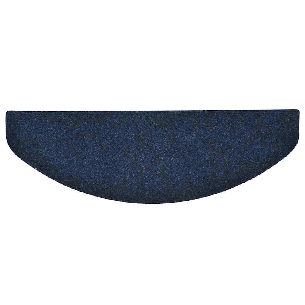 Stufenmatten Selbstklebend 30 Stk. 65x21x4 cm Marineblau Halbrund Groß