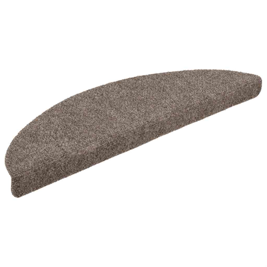 Stufenmatten Selbstklebend 20 Stk. 56x17x3 cm Beige Halbrund