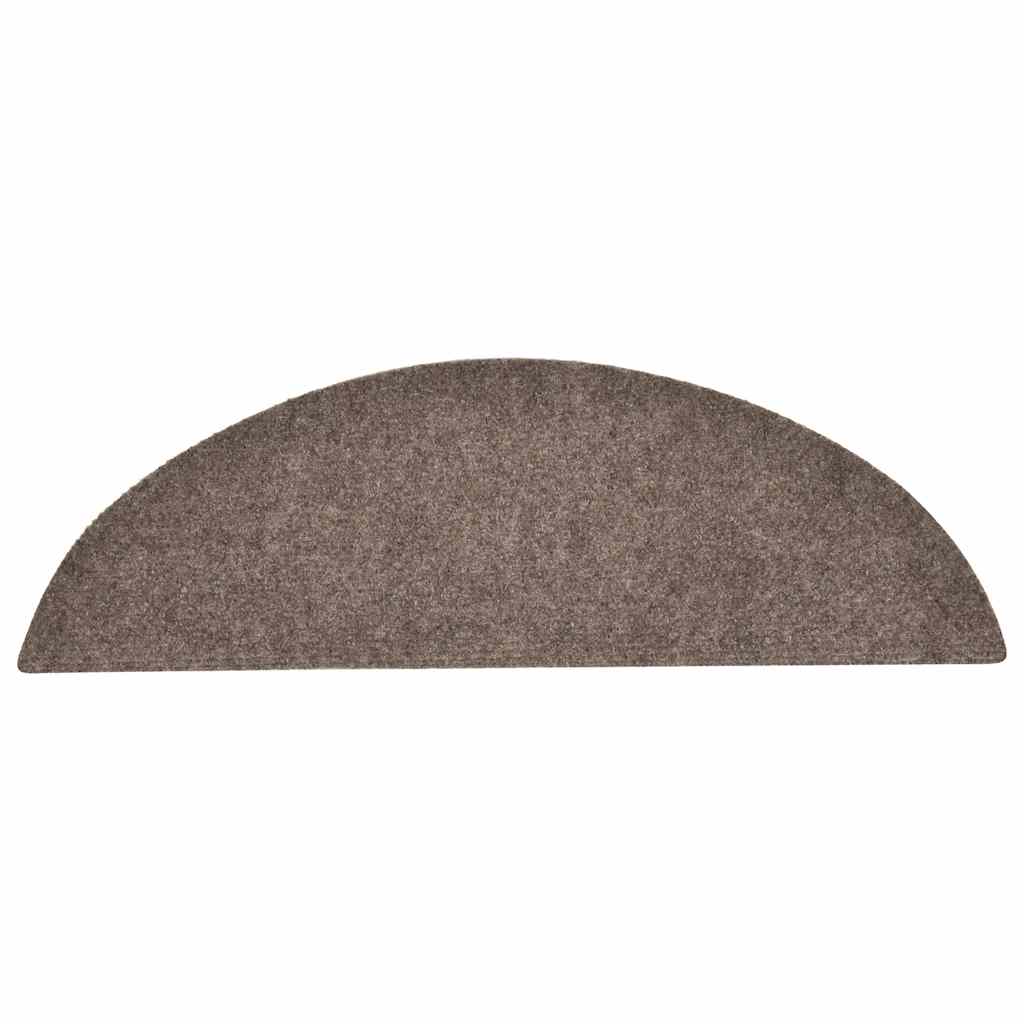 Stufenmatten Selbstklebend 30 Stk. 56x17x3 cm Beige Halbrund