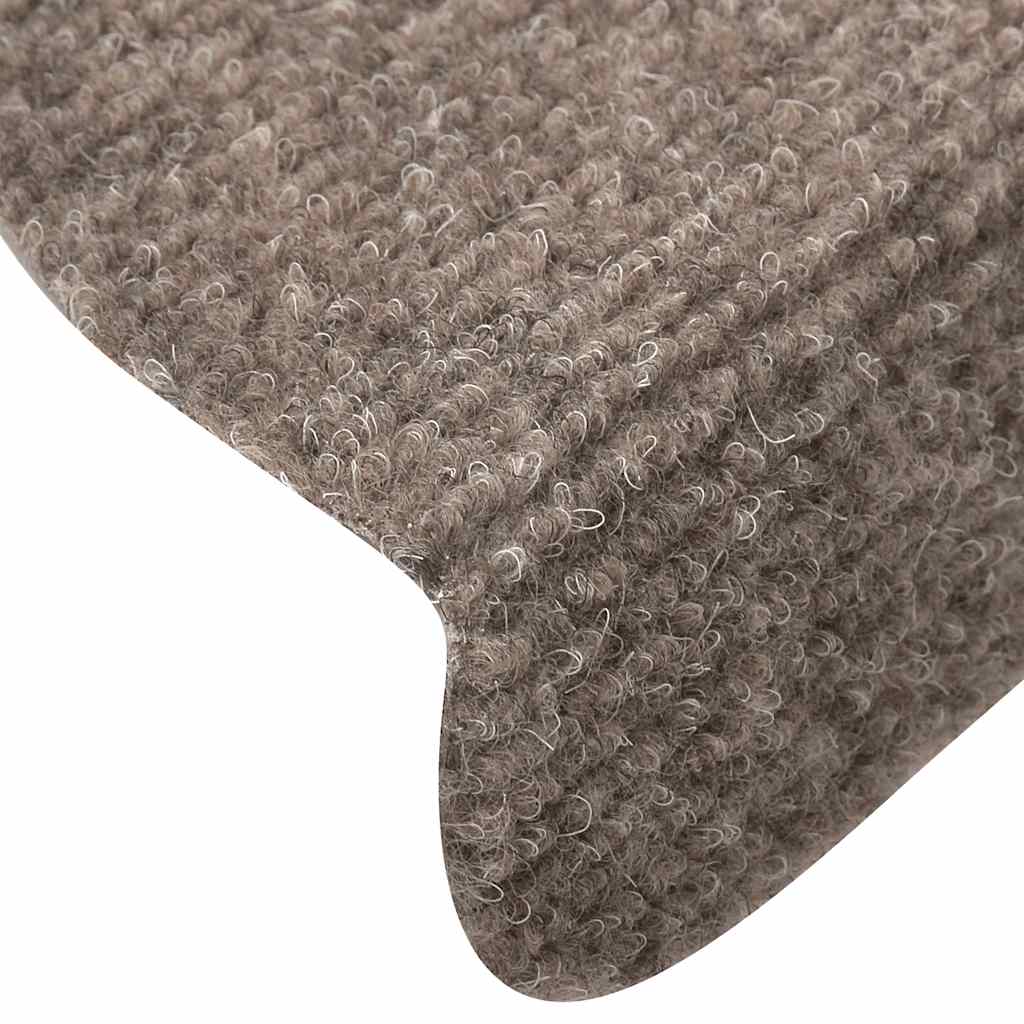 Stufenmatten Selbstklebend 30 Stk. 56x17x3 cm Beige Halbrund