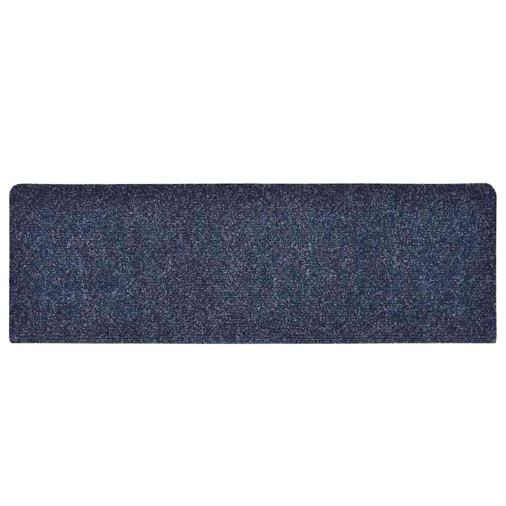 Stufenmatten Selbstklebend 30 Stk. 65x21x4 cm Blau Rechteckiger Rand
