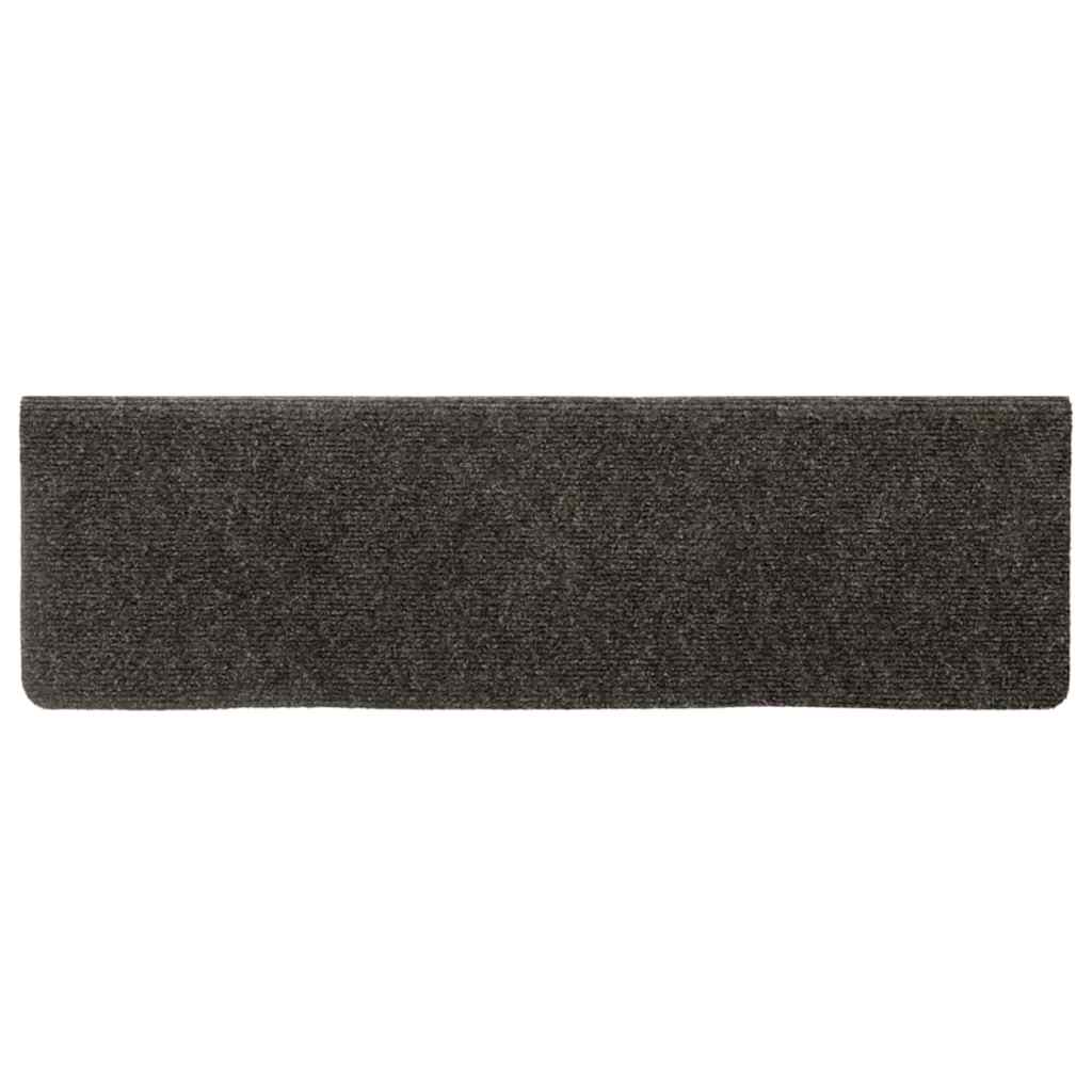 Stufenmatten Selbstklebend 30 Stk. 65x21x4 cm Anthrazit Rechteckiger Rand