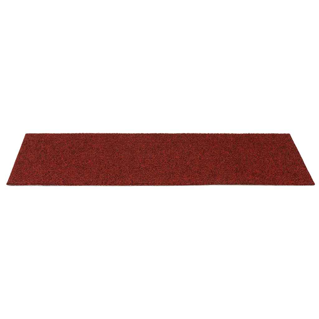 Stufenmatten Selbstklebend 30 Stk. 60x25 cm Bordeauxrot Rechteckig
