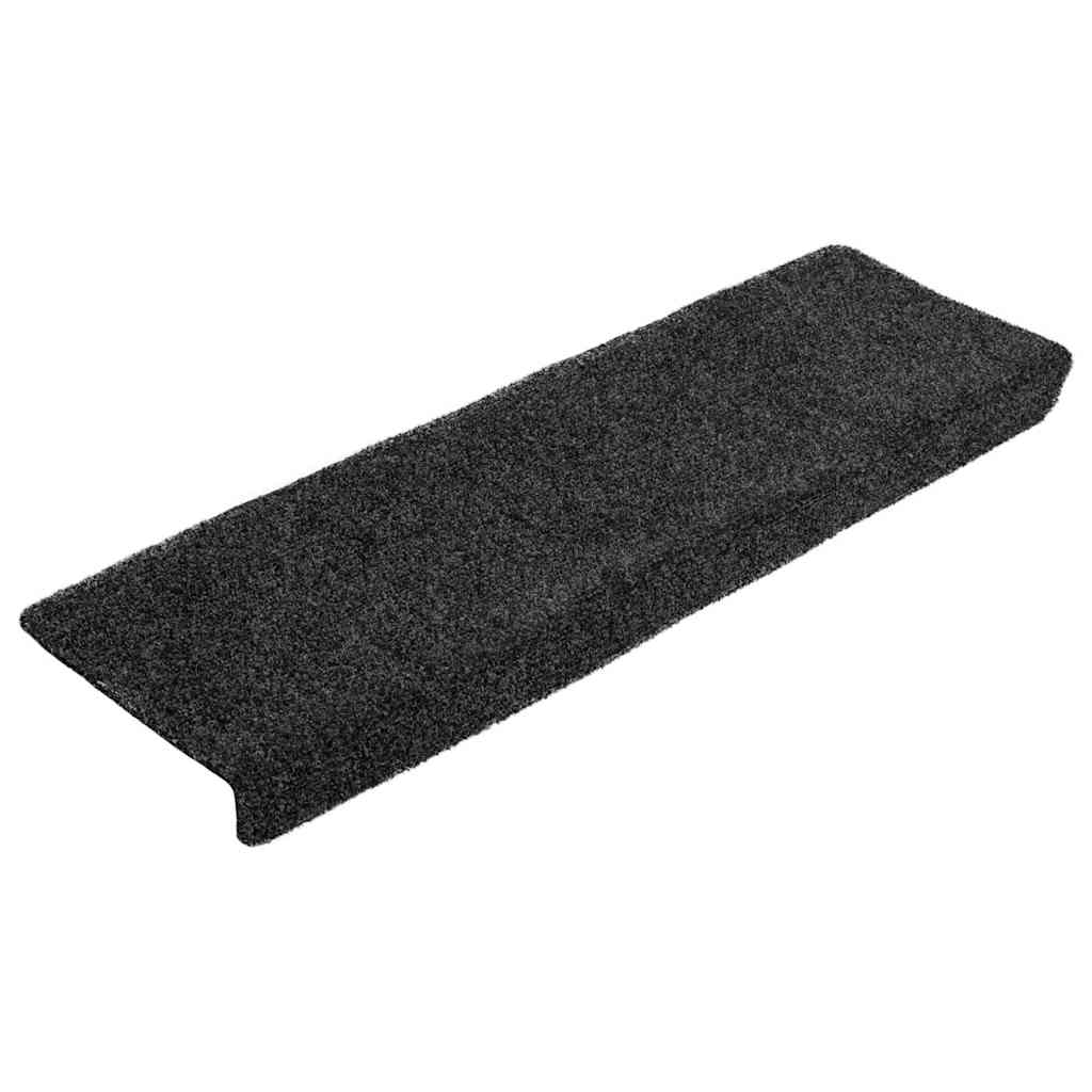 Stufenmatten Selbstklebend 20 Stk. 65x21x4 cm Grau Rechteckiger Rand