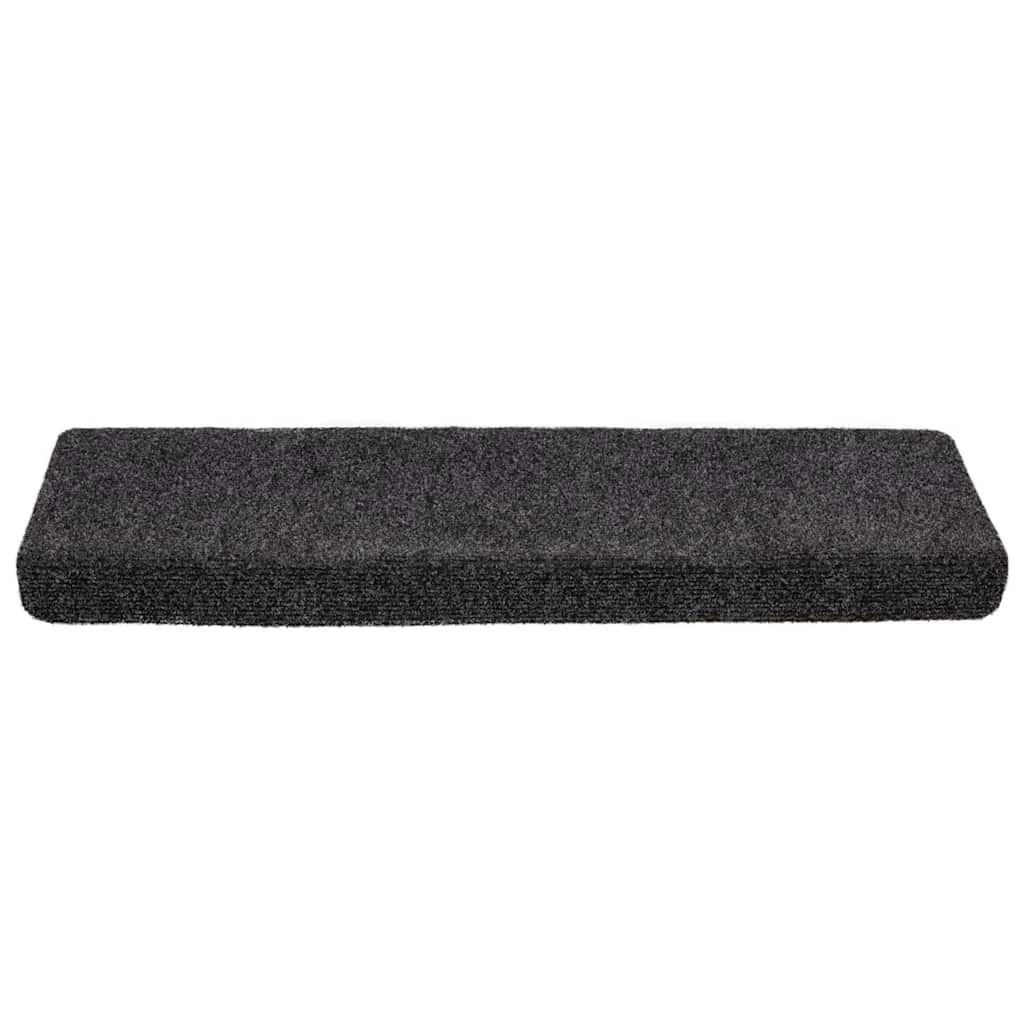 Stufenmatten Selbstklebend 20 Stk. 65x21x4 cm Grau Rechteckiger Rand