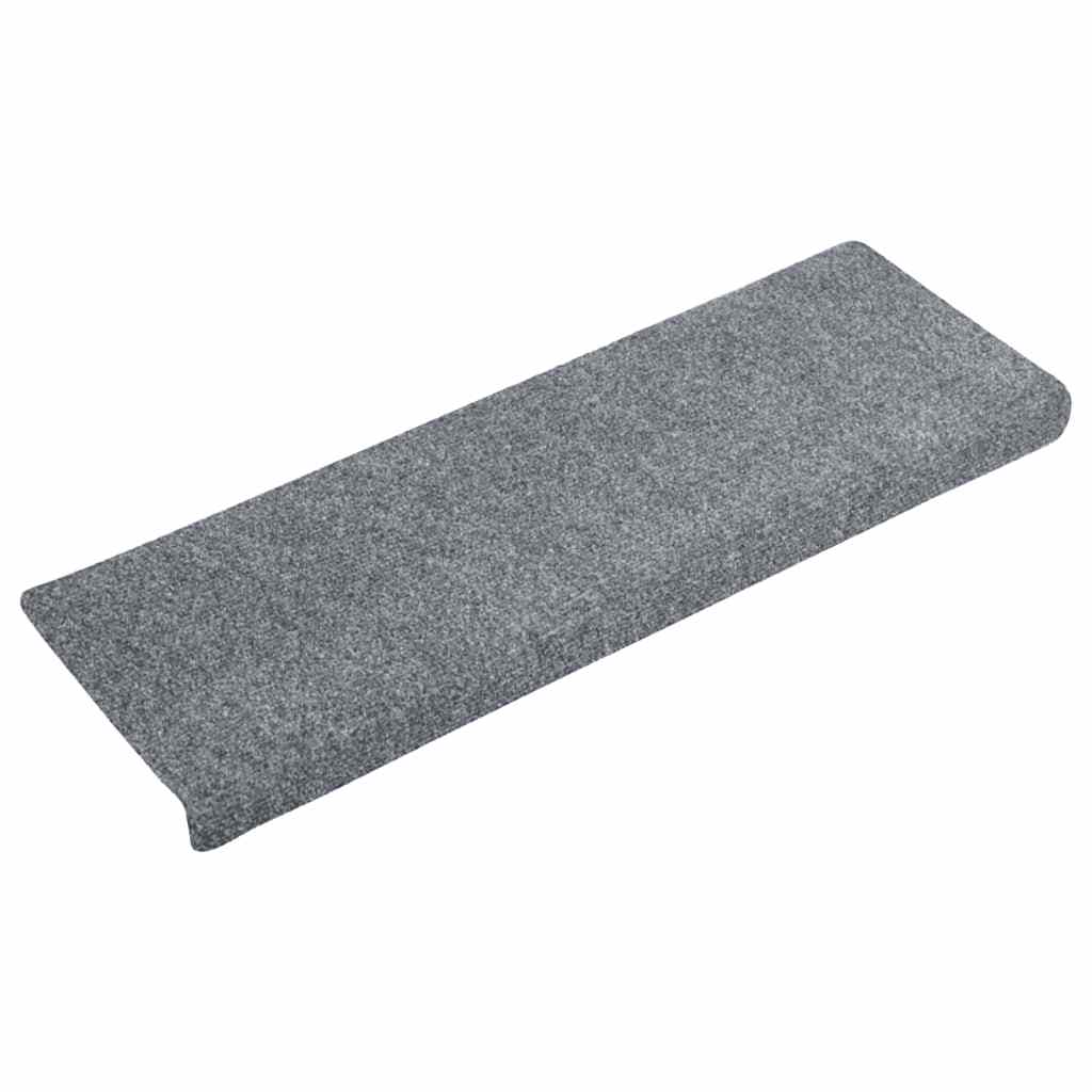 Stufenmatten Selbstklebend 20 Stk. 65x21x4 cm Hellgrau Rechteckiger Rand