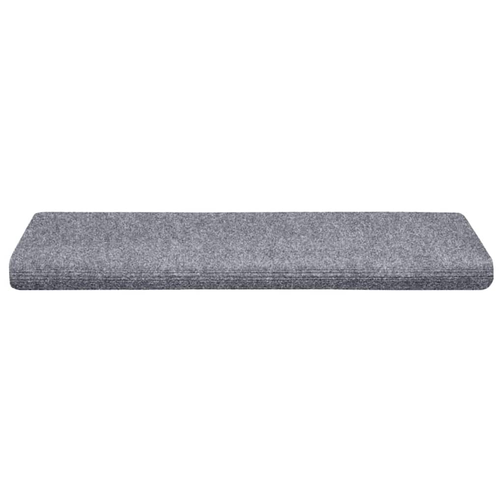 Stufenmatten Selbstklebend 20 Stk. 65x21x4 cm Hellgrau Rechteckiger Rand