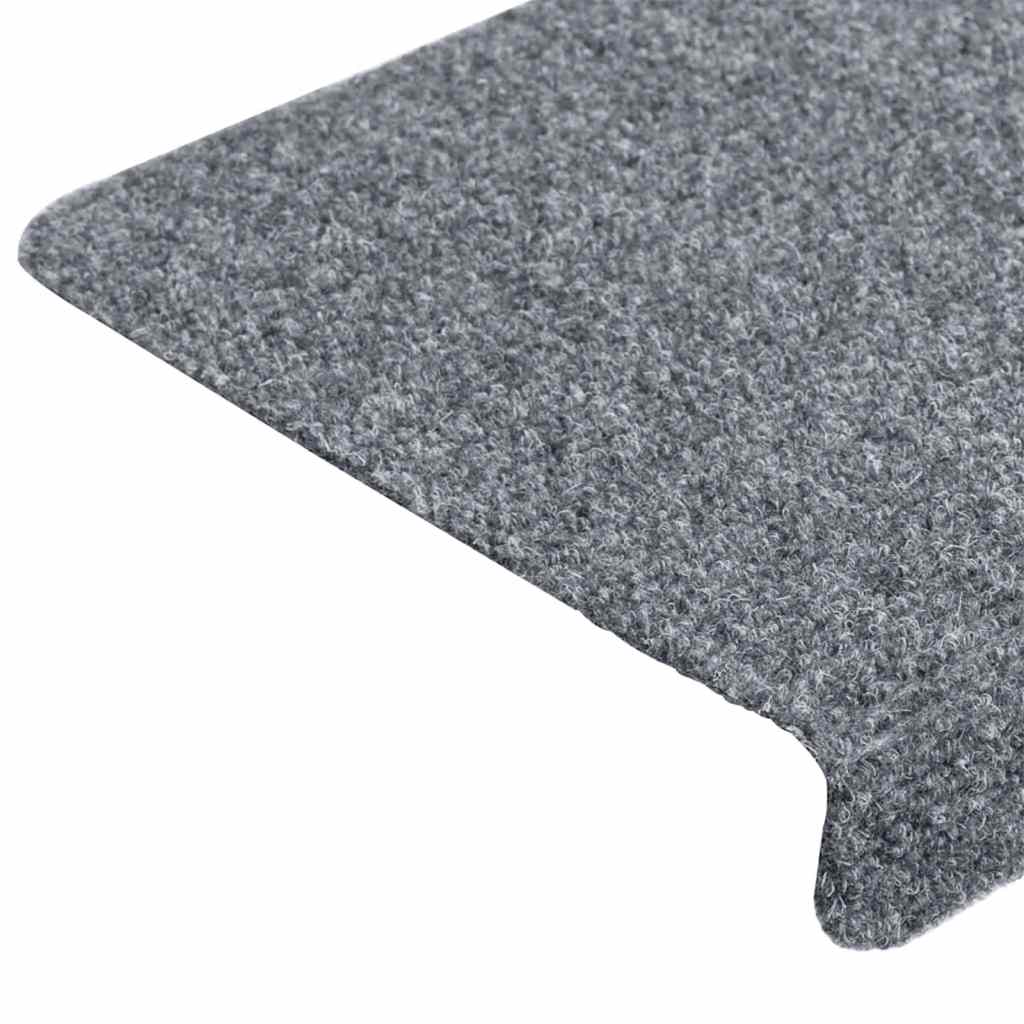 Stufenmatten Selbstklebend 20 Stk. 65x21x4 cm Hellgrau Rechteckiger Rand