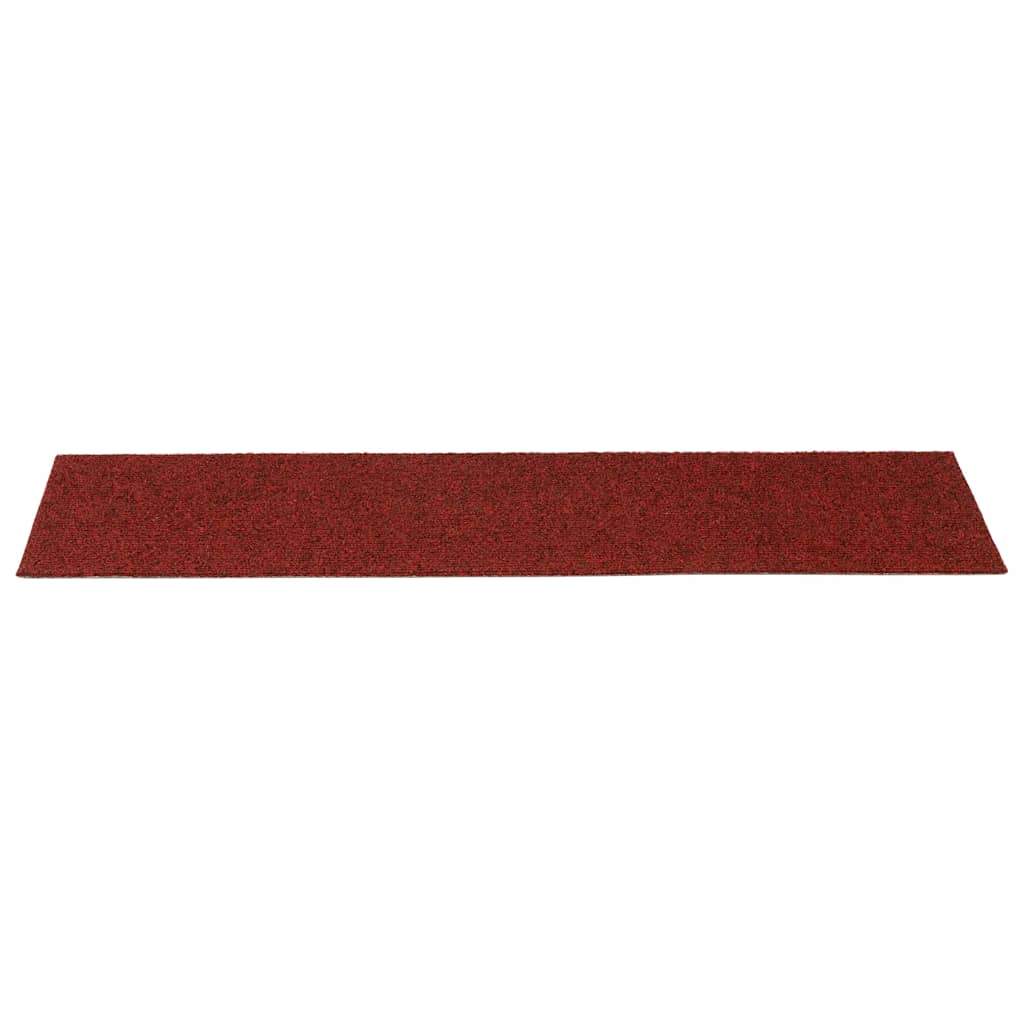 Stufenmatten Selbstklebend 30 Stk. 76x20 cm Bordeauxrot Rechteckig