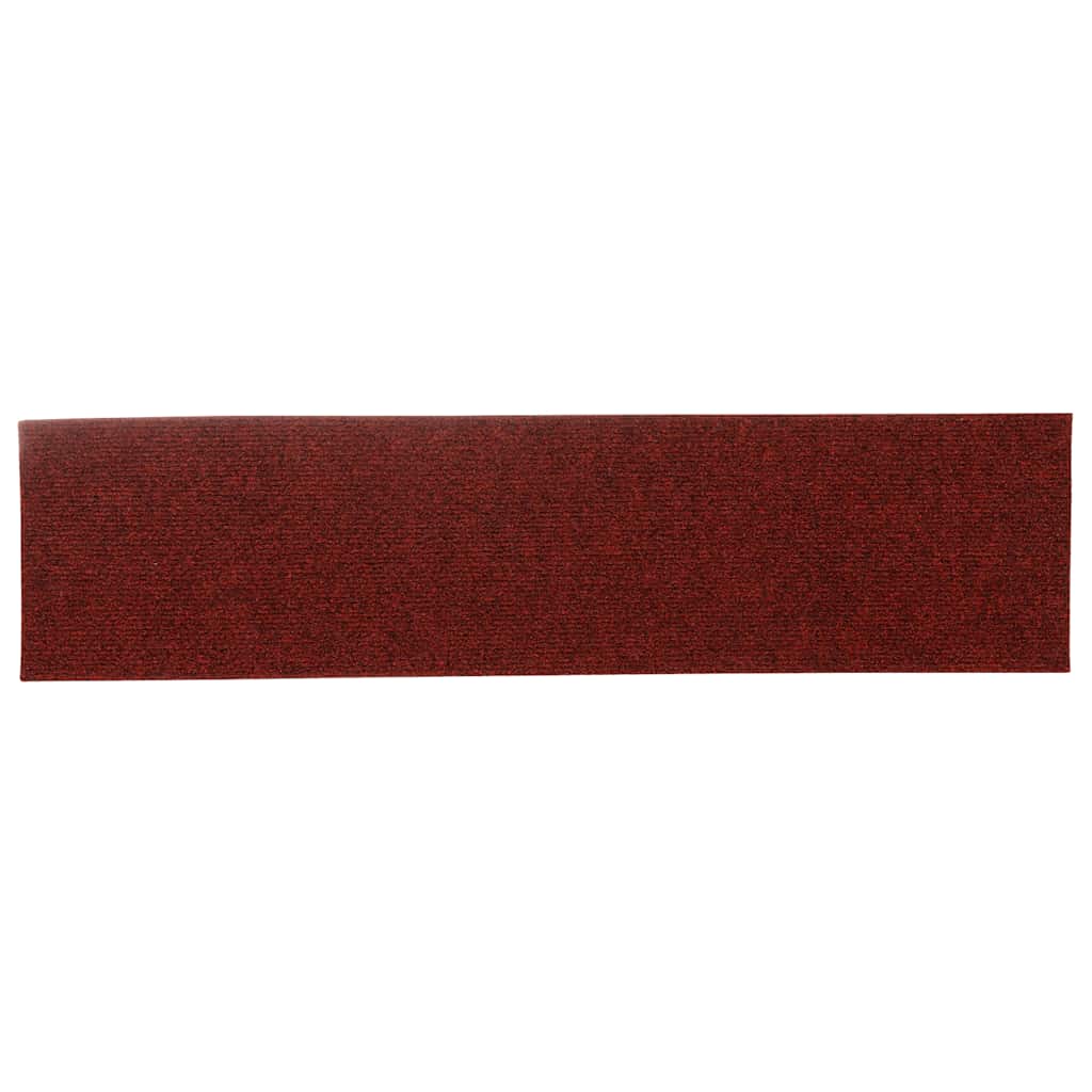 Stufenmatten Selbstklebend 30 Stk. 76x20 cm Bordeauxrot Rechteckig