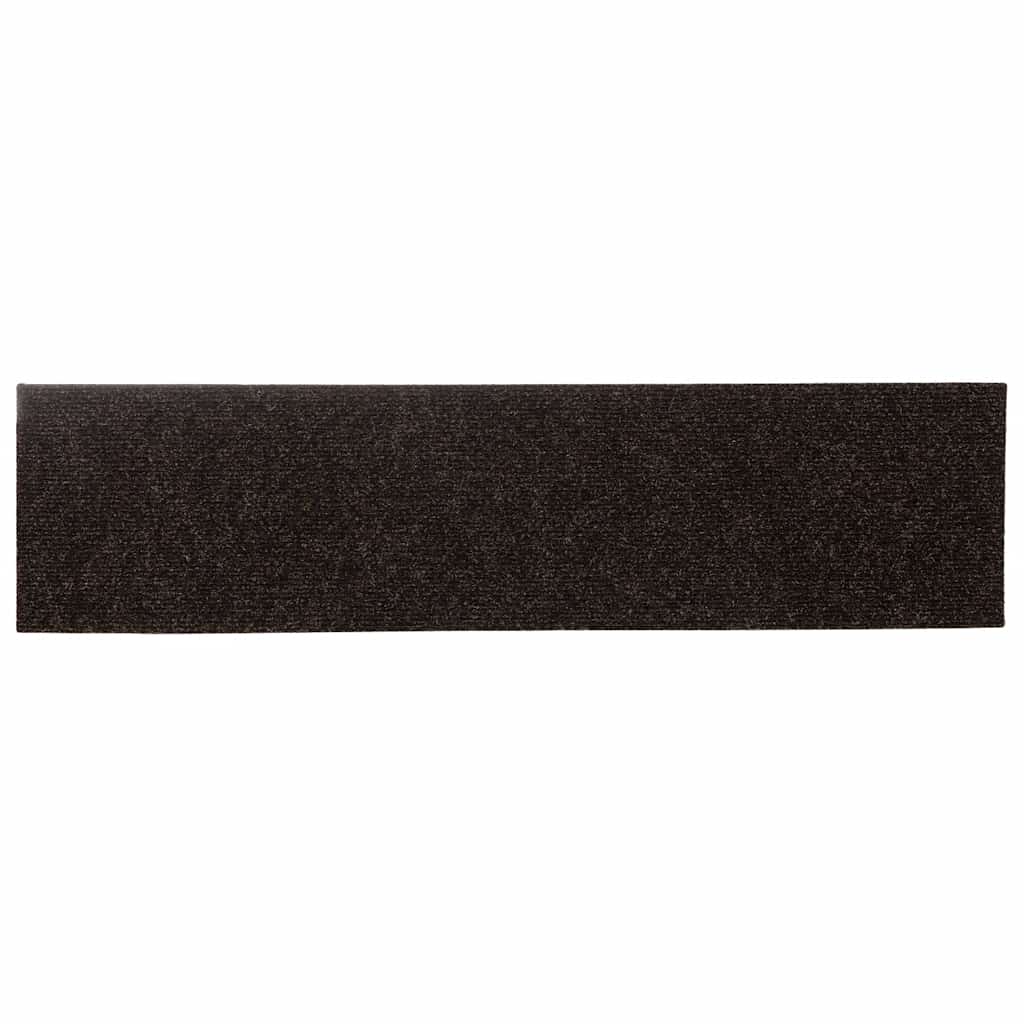 Stufenmatten Selbstklebend 30 Stk. 76x20 cm Dunkelbraun Rechteckig