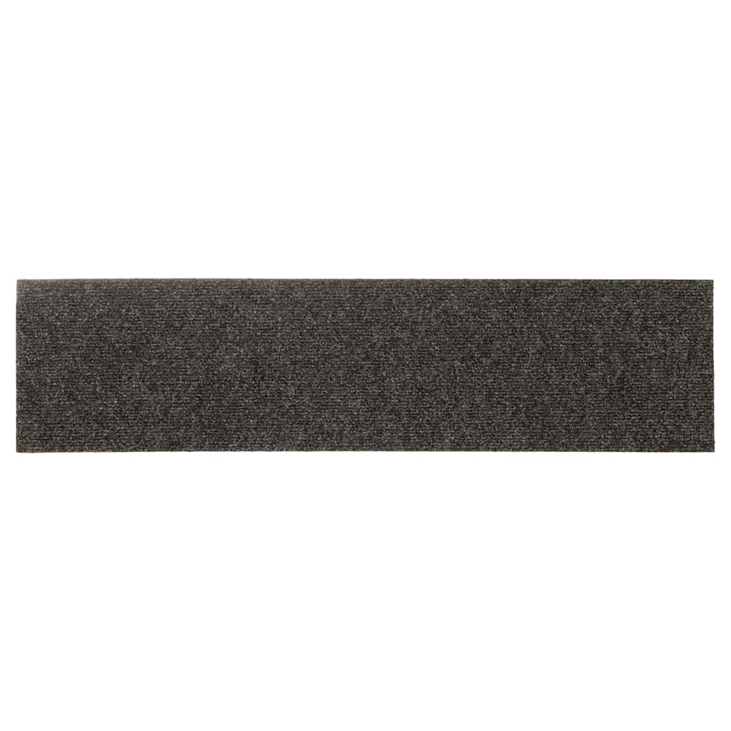Stufenmatten Selbstklebend 30 Stk. 76x20 cm Anthrazit Rechteckig