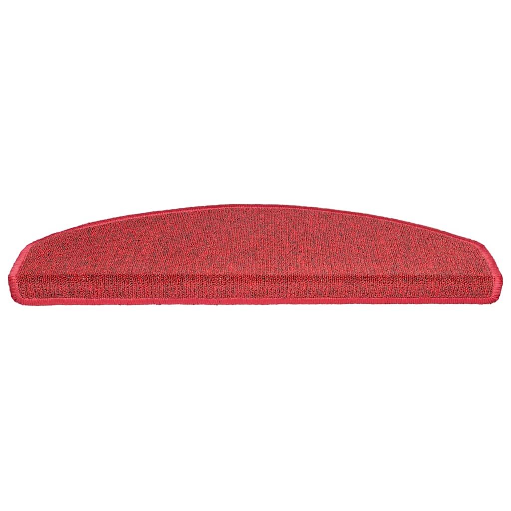 Stufenmatten 30 Stk. 65x24x4 cm Bordeaux Halbrund Groß