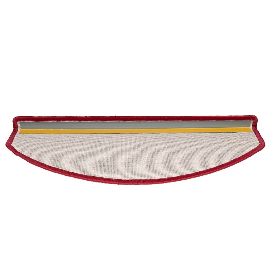 Stufenmatten 30 Stk. 65x24x4 cm Bordeaux Halbrund Groß