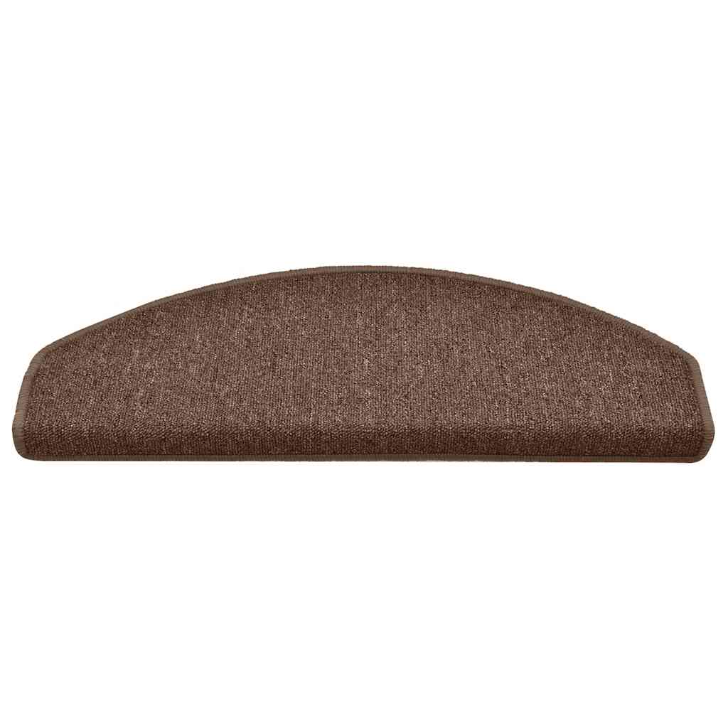 Stufenmatten 30 Stk. 65x24x4 cm Braun Halbrund Groß