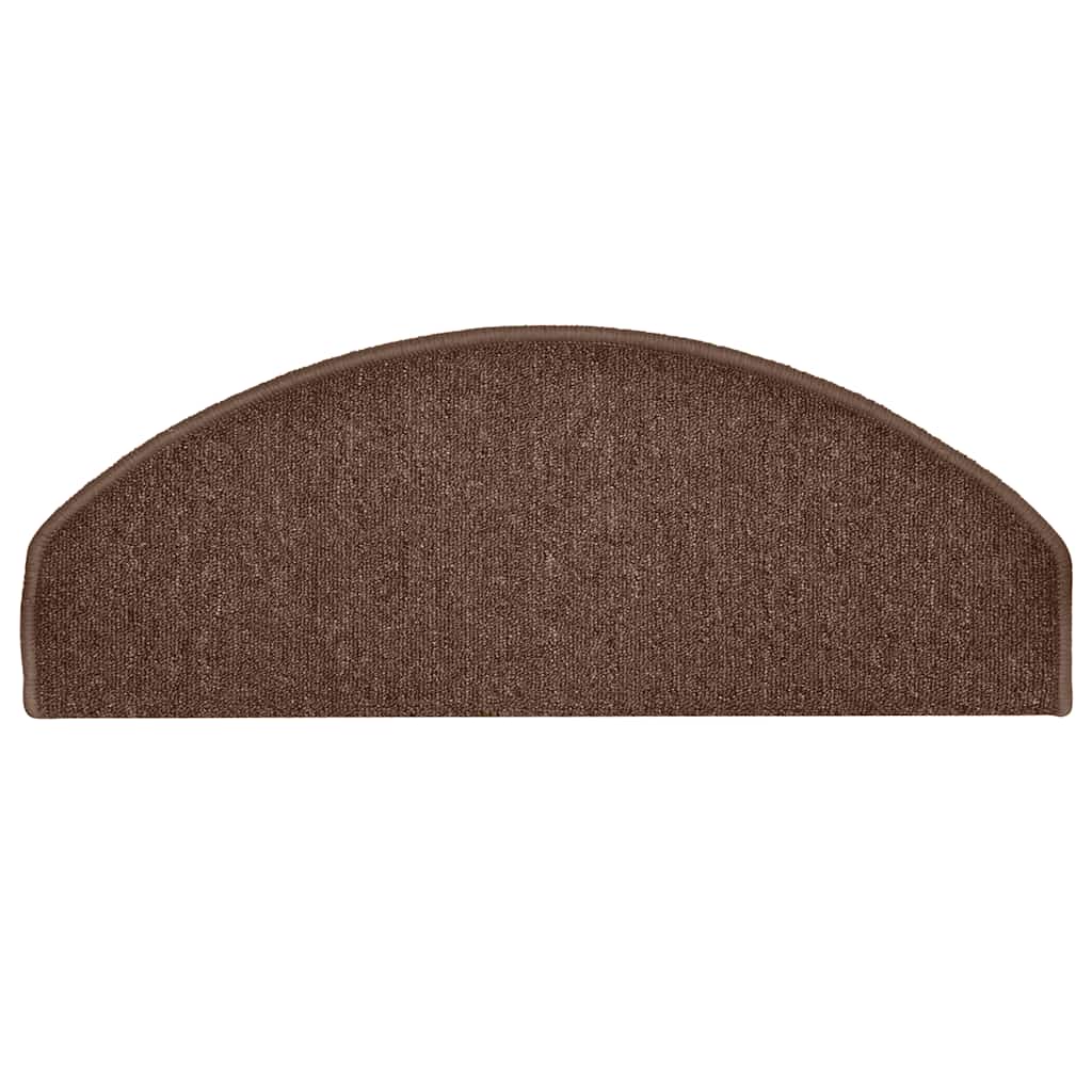 Stufenmatten 30 Stk. 65x24x4 cm Braun Halbrund Groß