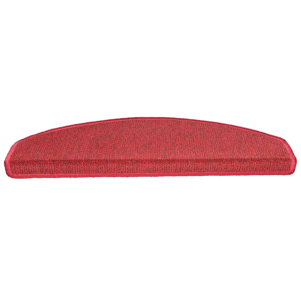 Stufenmatten 20 Stk. 65x24x4 cm Bordeaux Halbrund Groß