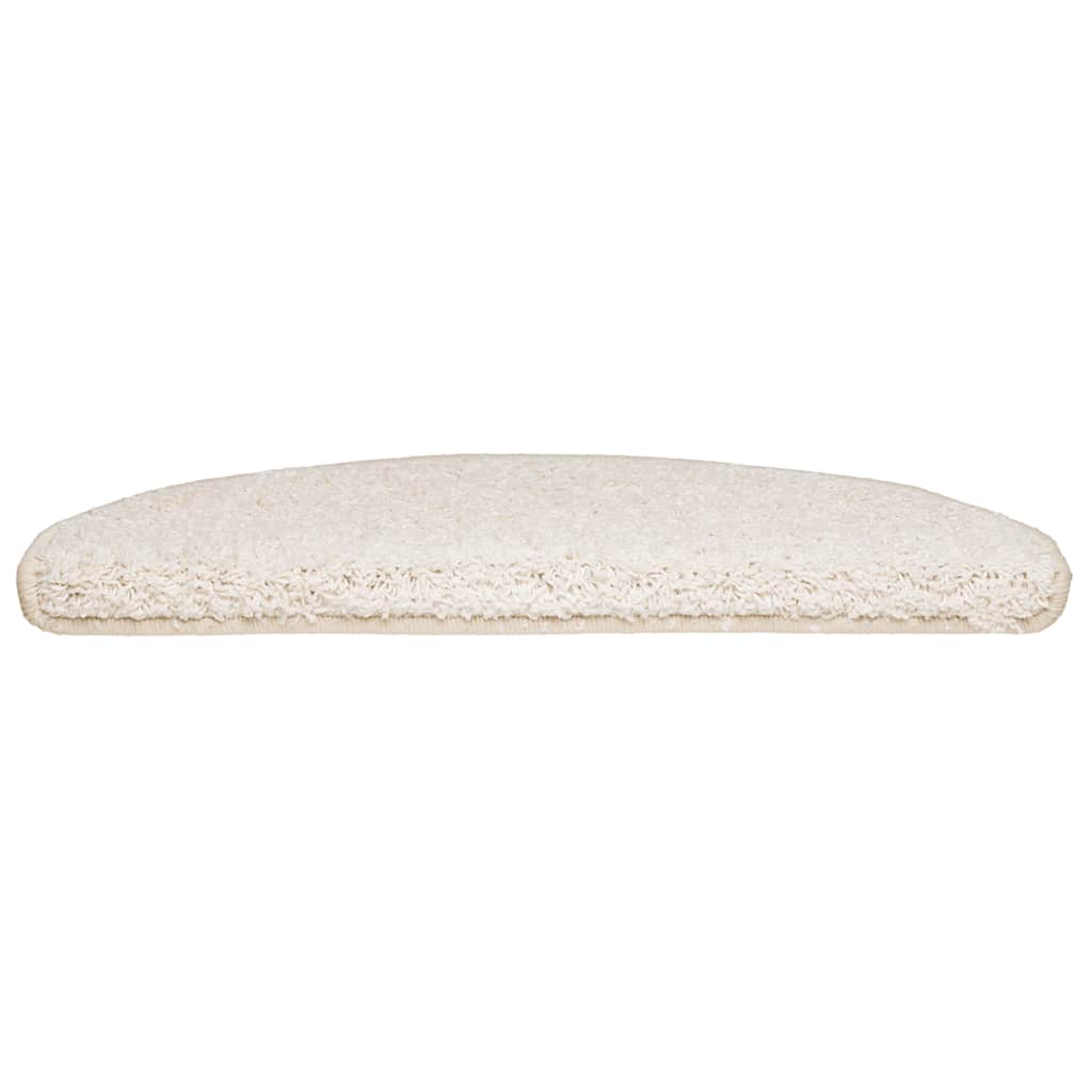 Stufenmatten 30 Stk. 65x21x4 cm Weiß Halbrund Groß