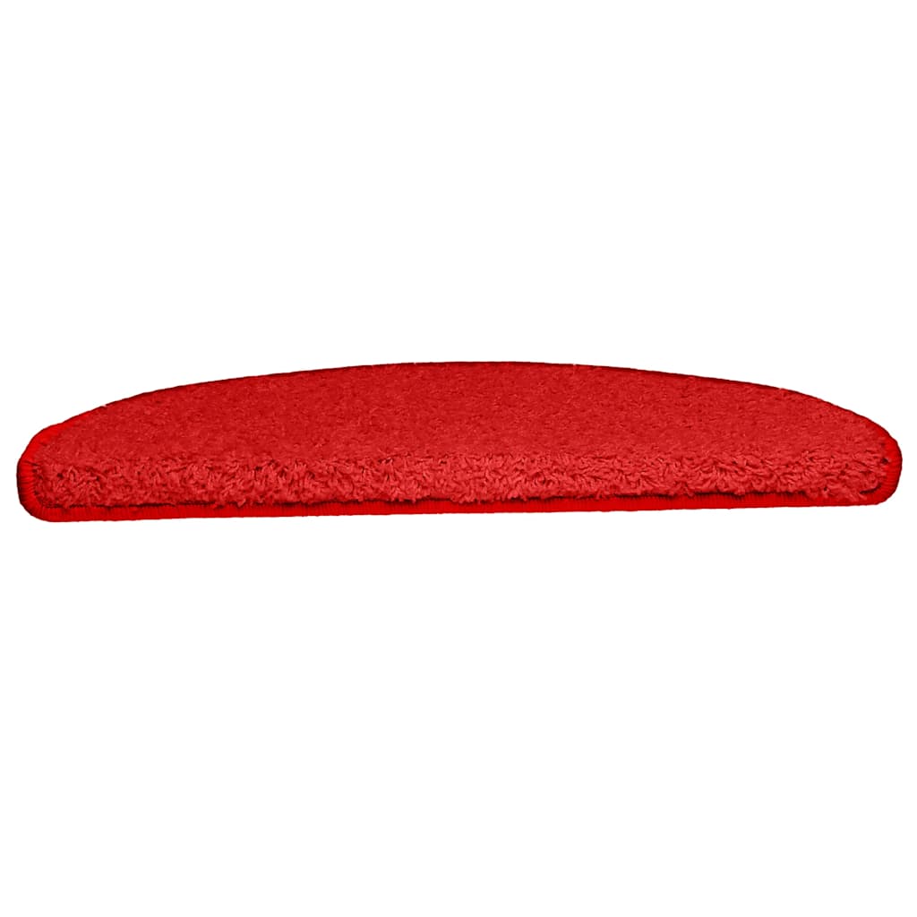 Stufenmatten 30 Stk. 65x21x4 cm Rot Halbrund Groß