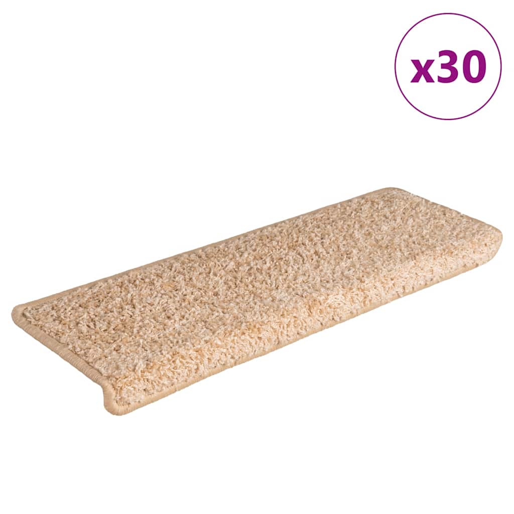 Stufenmatten 30 Stk. 65x21x4 cm Gold Rechteckiger Rand