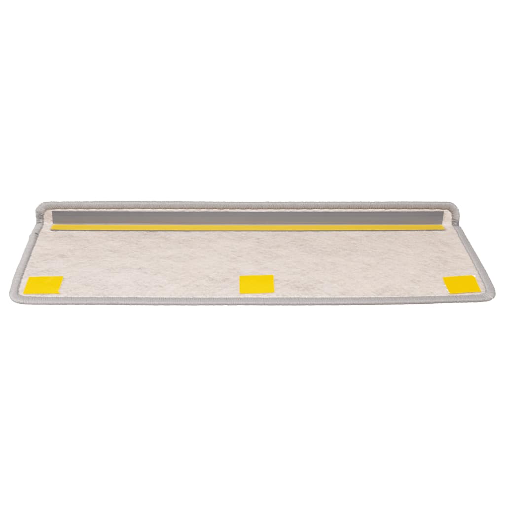 Stufenmatten Selbstklebend Sisal-Optik 30Stk. 65x21x4cm Platina
