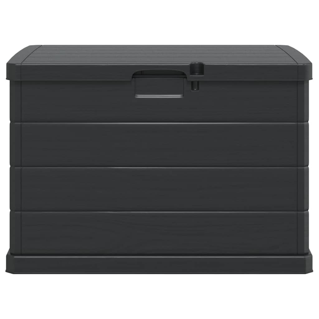Gartenlagerbox Anthrazit 77,5 x 54,5 x 53 cm Plastik
