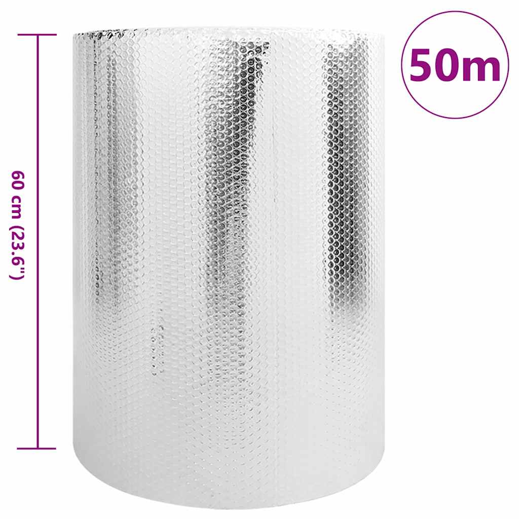 Heizkörper-Reflektorfolie Silber 0.6 x 50 m Aluminium