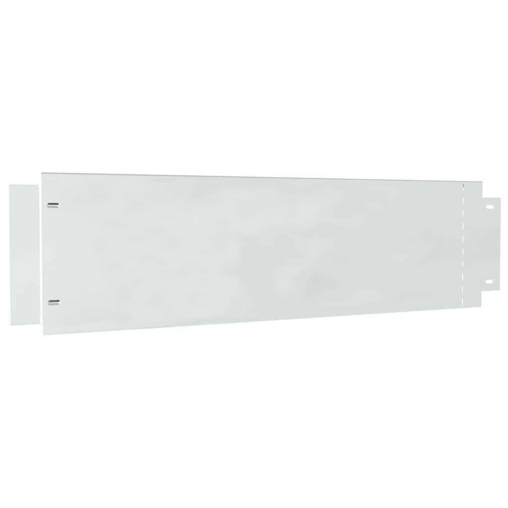 Rasenkanten 30 pcs Silber 100 x 25 cm Verzinkter Stahl