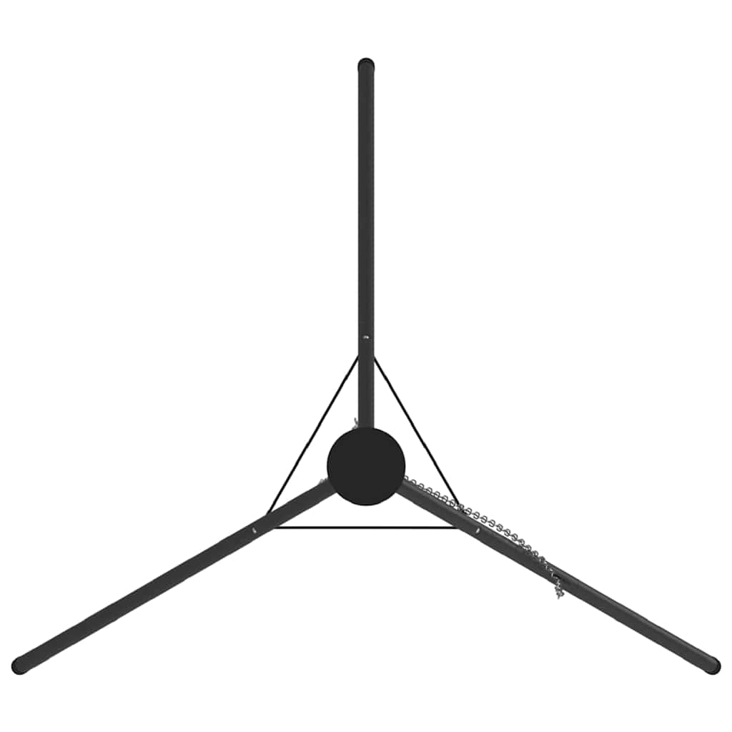 Lagerfeuer Stativ Schwarz 92 x 92 x 171.5 cm Stahl