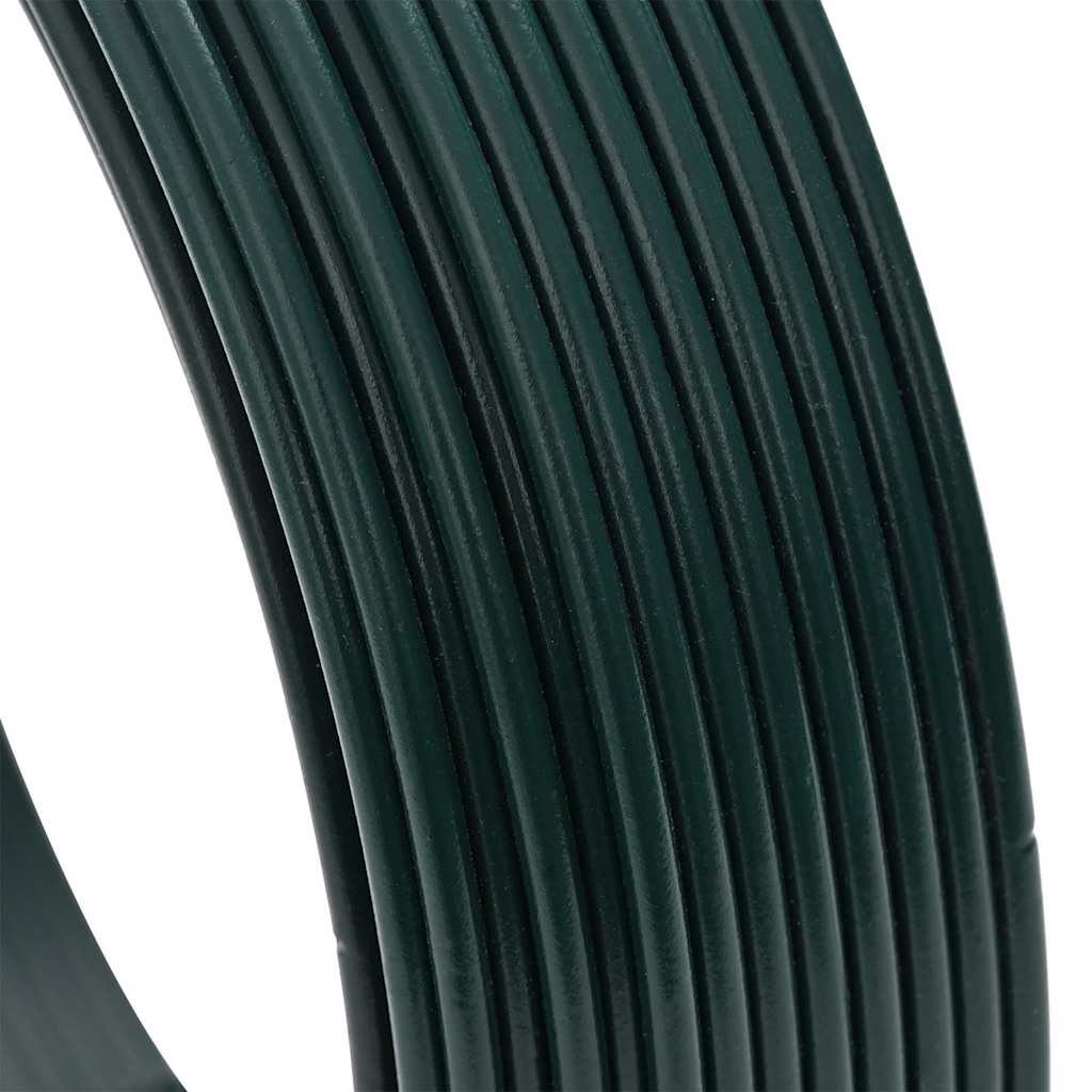 Zaunbindedraht Grün 33 m PVC-beschichteter Stahl