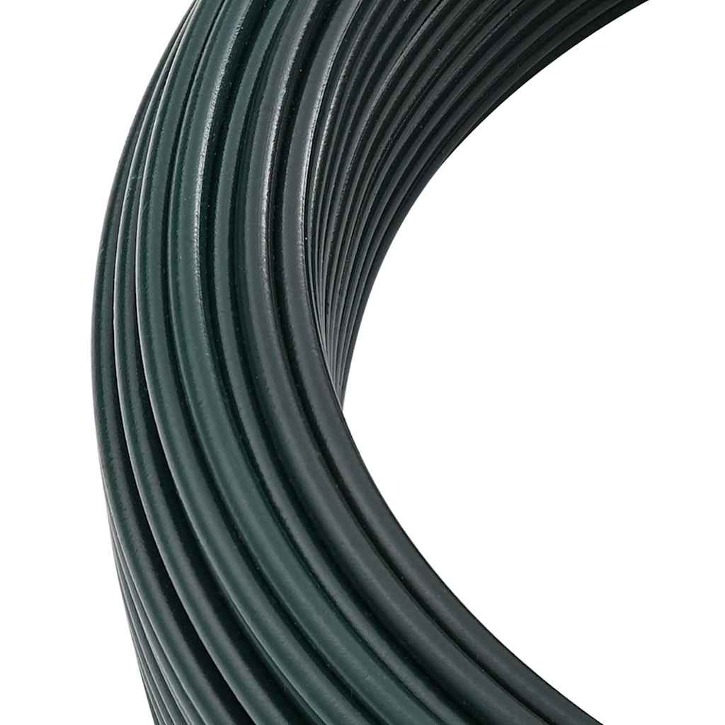Zaunbindedraht Grün 80 m PVC-beschichteter Stahl