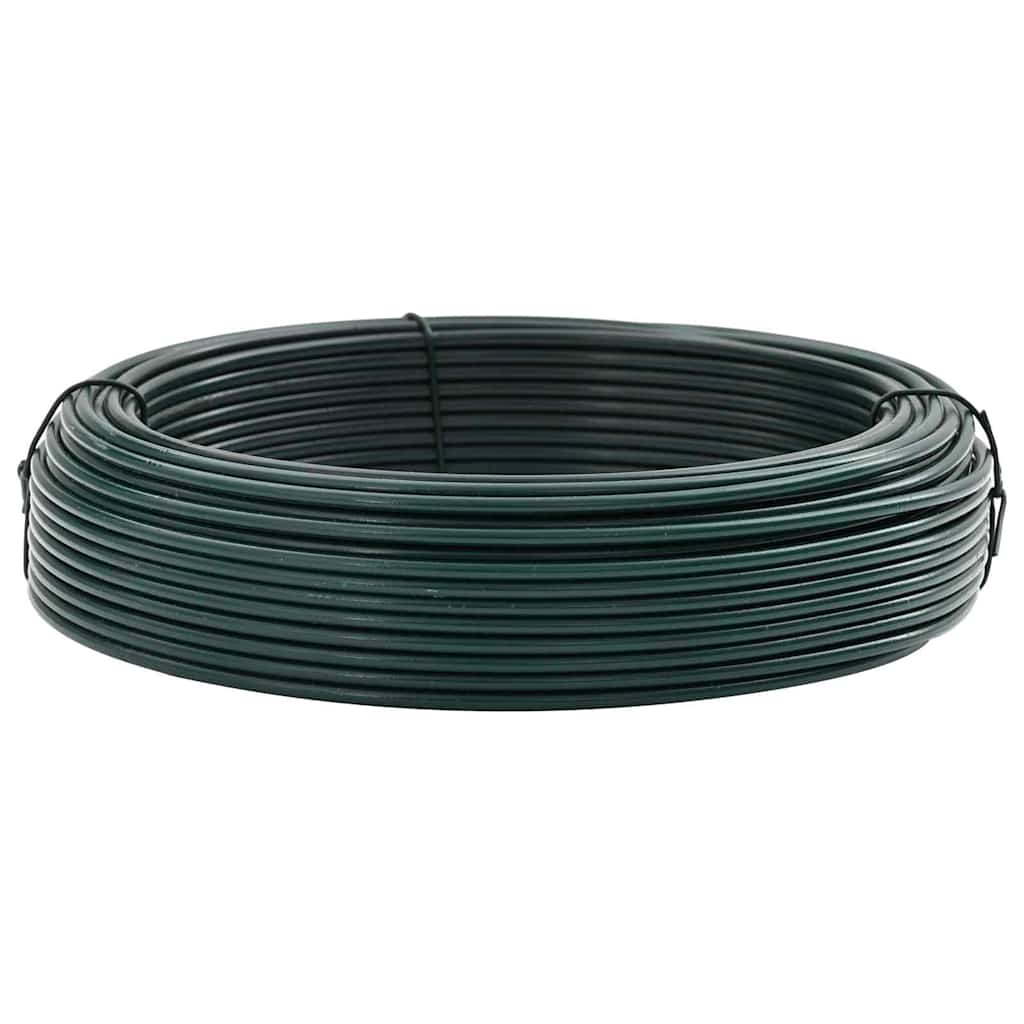 Zaunbindedraht Grün 80 m PVC-beschichteter Stahl