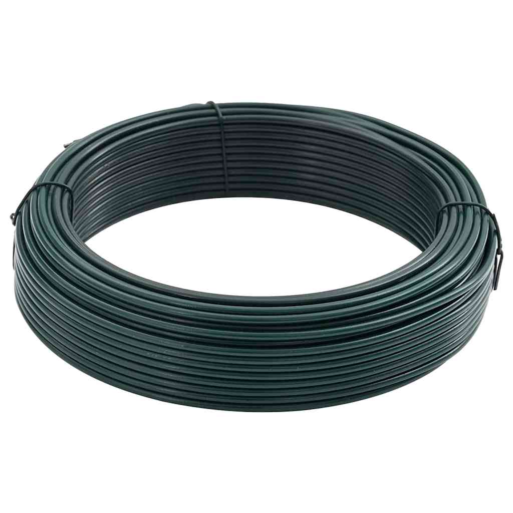 Zaunbindedraht Grün 80 m PVC-beschichteter Stahl