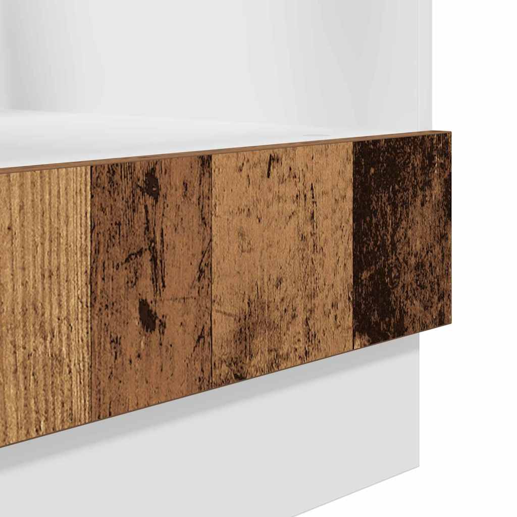 Backofen-Schrank Altholz 60 x 46 x 81.5 cm Holzwerkstoff