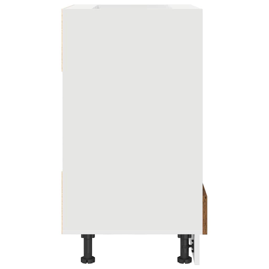 Backofen-Schrank Altholz 60 x 46 x 81.5 cm Holzwerkstoff