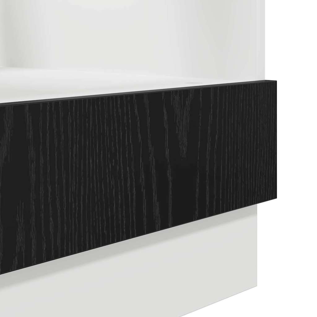 Backofen-Schrank Schwarze Eiche 60 x 46 x 81.5 cm Holzwerkstoff