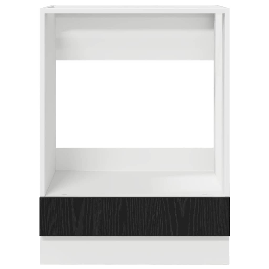 Backofen-Schrank Schwarze Eiche 60 x 46 x 81.5 cm Holzwerkstoff