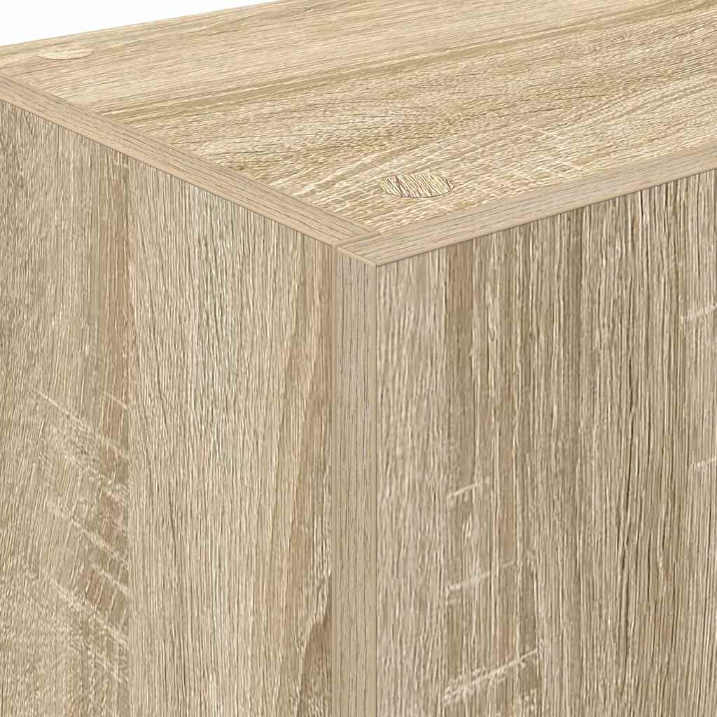 Küchenschrank mit Regal Beige 35 x 50 x 180 cm Holzwerkstoff