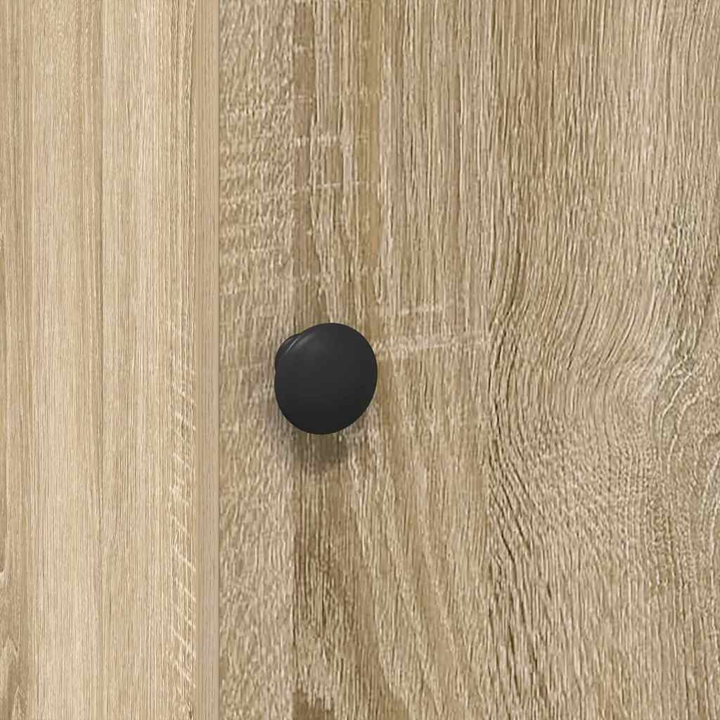 Küchenschrank mit Regal Beige 35 x 50 x 180 cm Holzwerkstoff