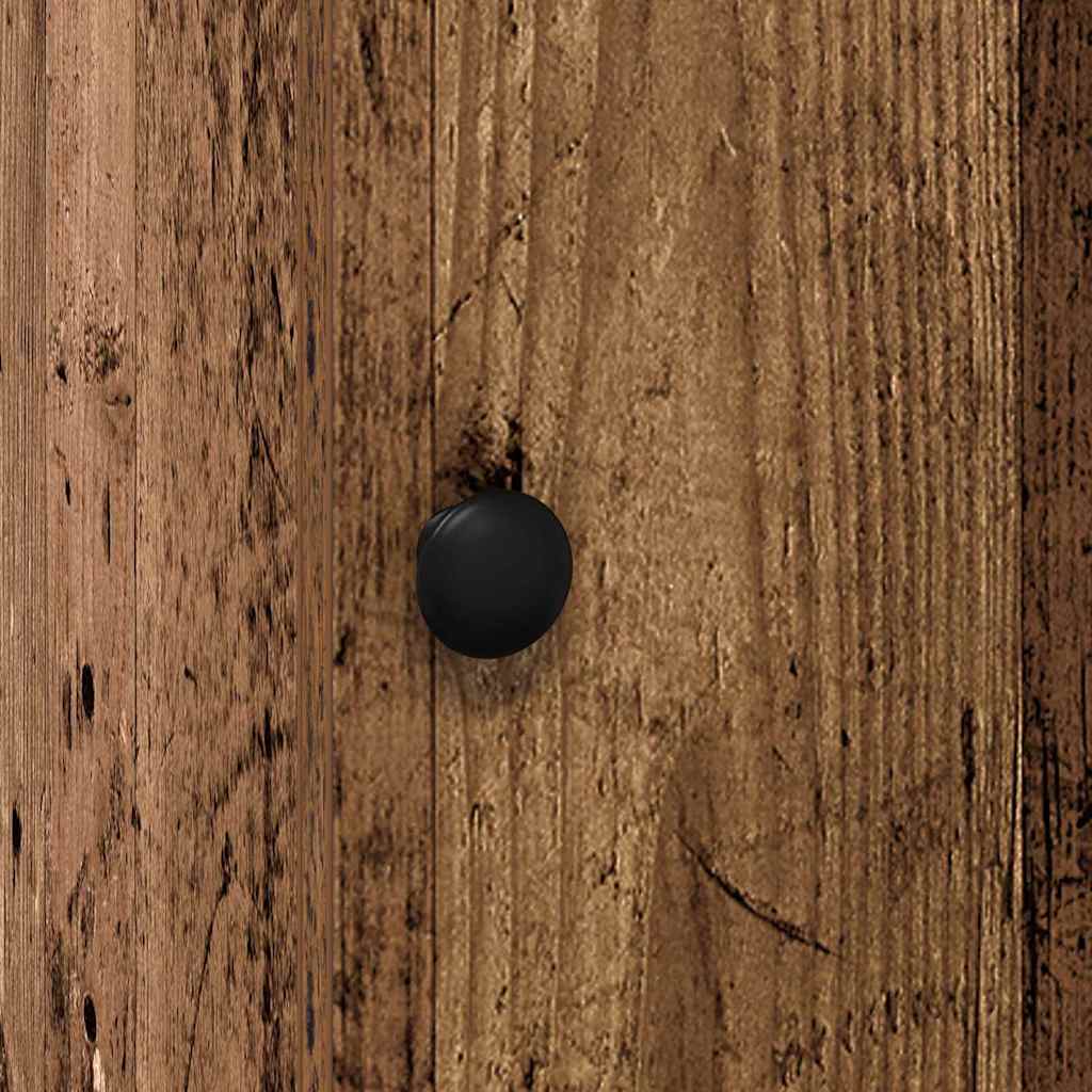 Küchenschrank mit Schubladen mit Regal Altholz Holzwerkstoff