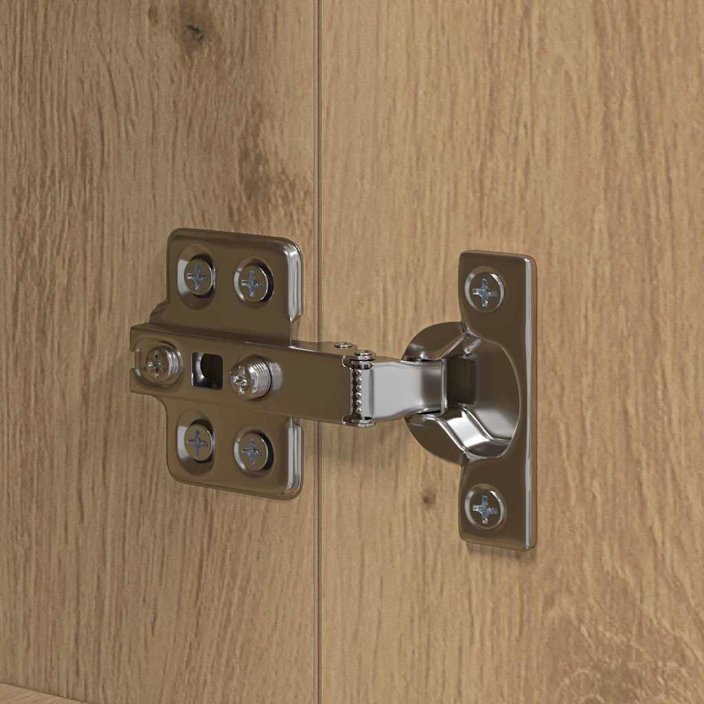 Küchenschrank mit Schubladen Eiche handwerklich Holzwerkstoff