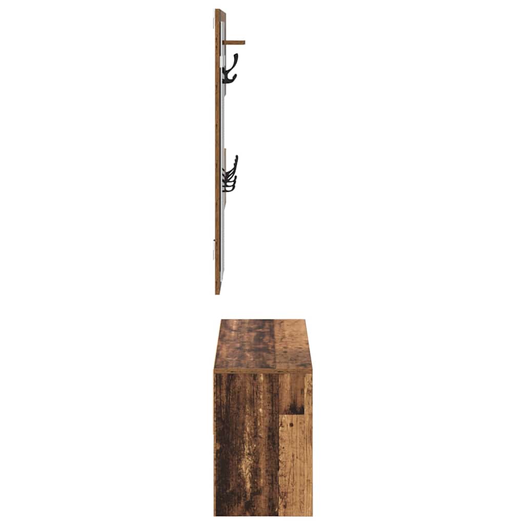 Flurmöbel-Set Altholz 90 x 31 x 46.5 cm Holzwerkstoff