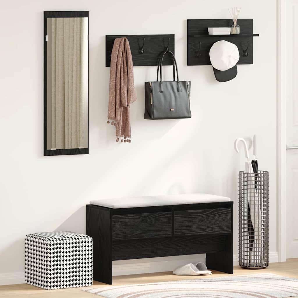 Flurmöbel-Set 4 pcs Altholz 90 x 31 x 46.5 cm Holzwerkstoff
