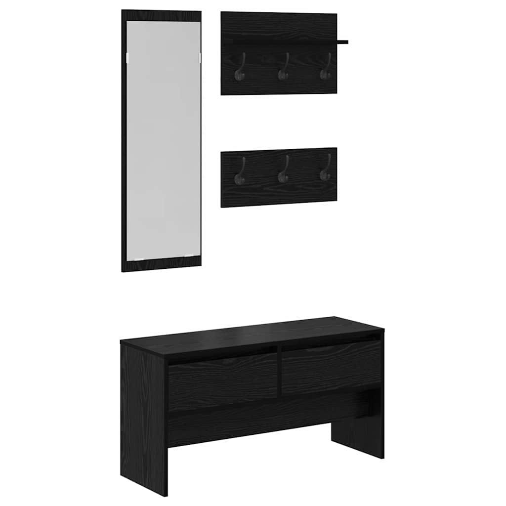 Flurmöbel-Set 4 pcs Altholz 90 x 31 x 46.5 cm Holzwerkstoff