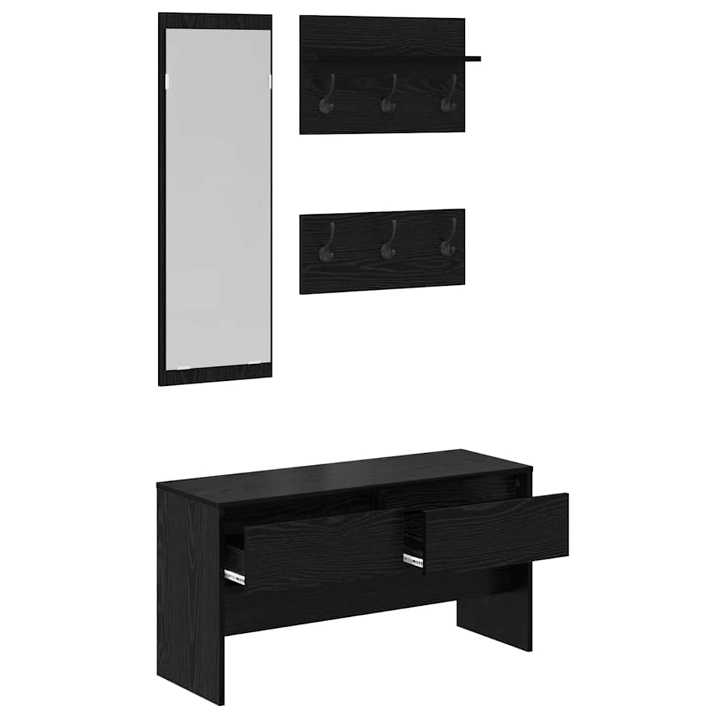 Flurmöbel-Set 4 pcs Altholz 90 x 31 x 46.5 cm Holzwerkstoff