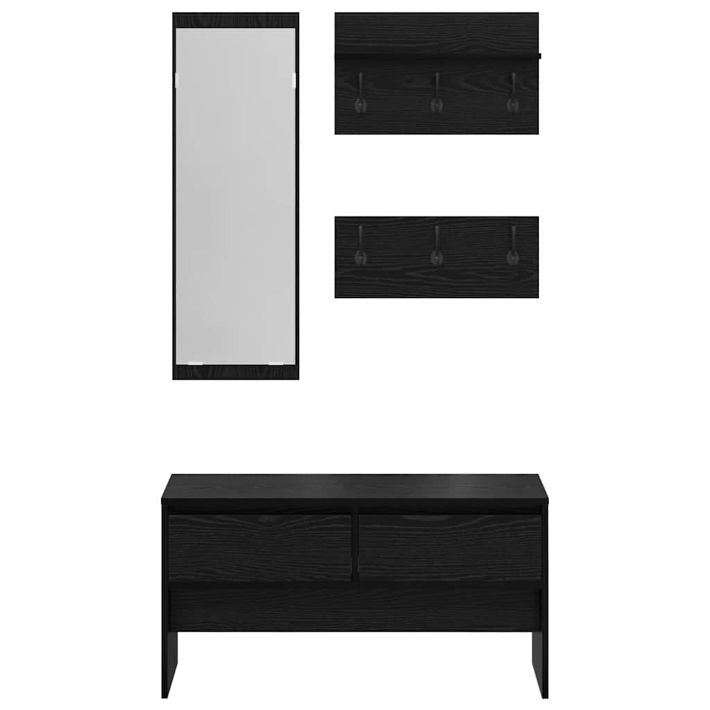 Flurmöbel-Set 4 pcs Altholz 90 x 31 x 46.5 cm Holzwerkstoff