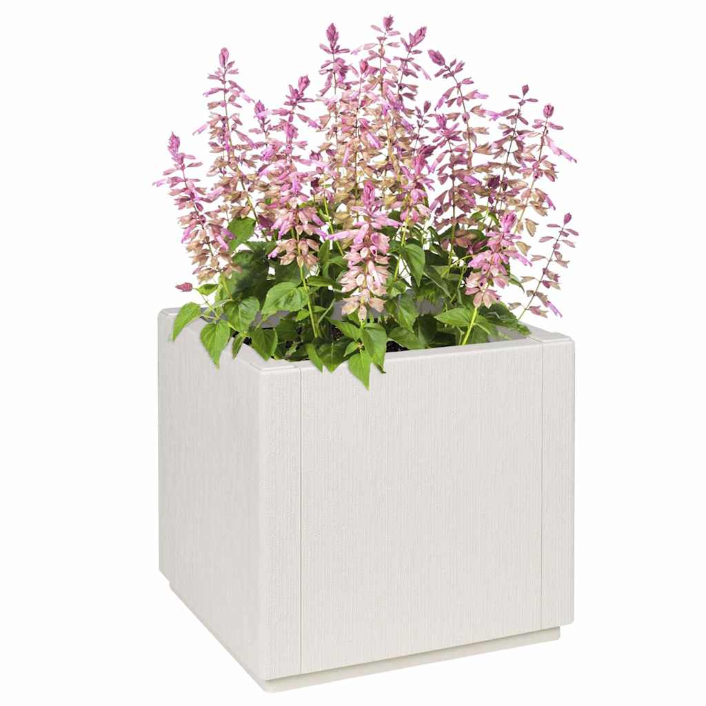 Gartenblumentopf Weiß 36 x 36 x 35 cm Polypropylen