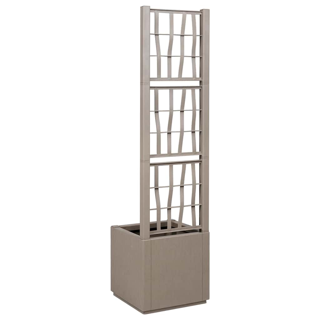 Gartenblumentopf Grau 36 x 36 x 140 cm Polypropylen